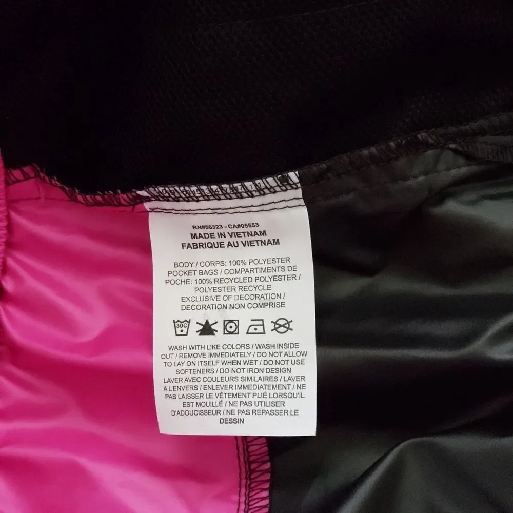 Nike Women's Heritage Sports Shorts Colorblock Black Pink Medium Soccer